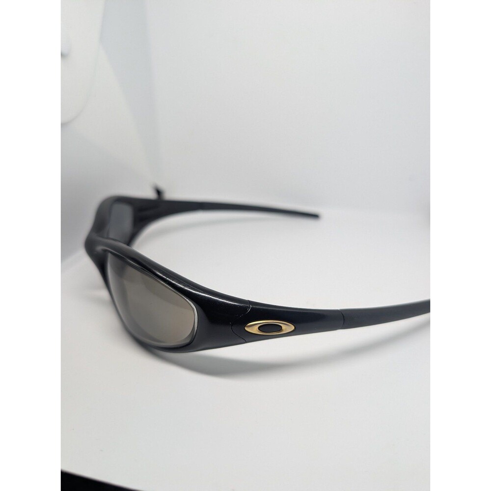 Oakley Straight Jacket Sunglasses Black Gold O Logo Frames Only Made in USA